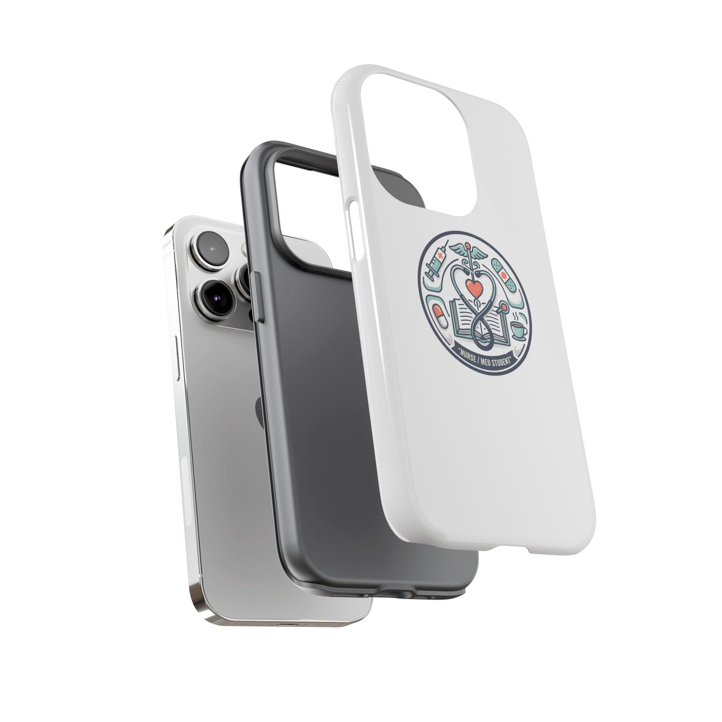 Nurse Aesthetic Tough Case — Medical Student Phone Case