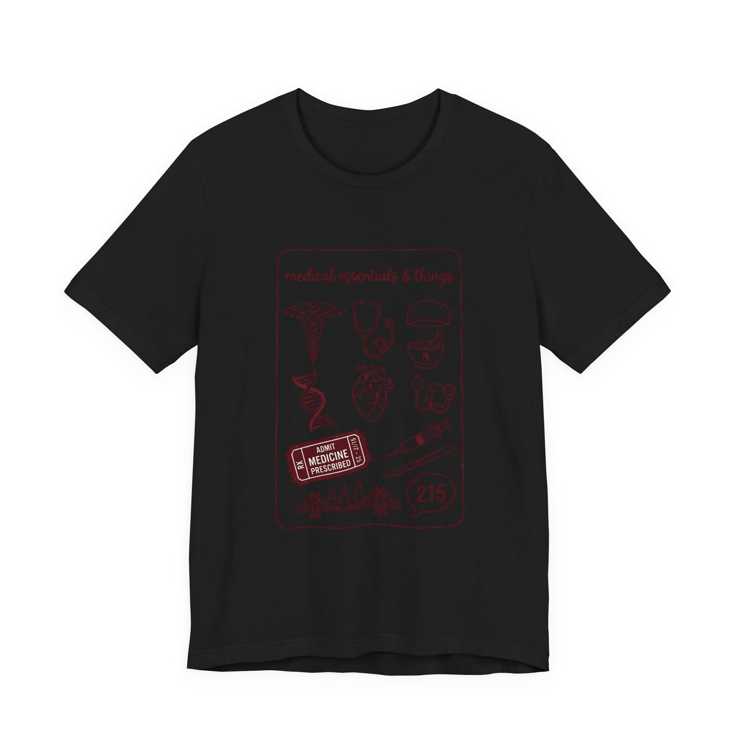 Philadelphia Medical Icons Tee | Philly Baseball Pride, City Loyalty