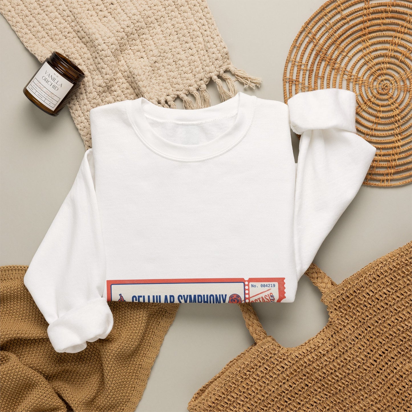 Vintage Ticket Reader Sweatshirt | Book Girl Summer, BookTok Aesthetic