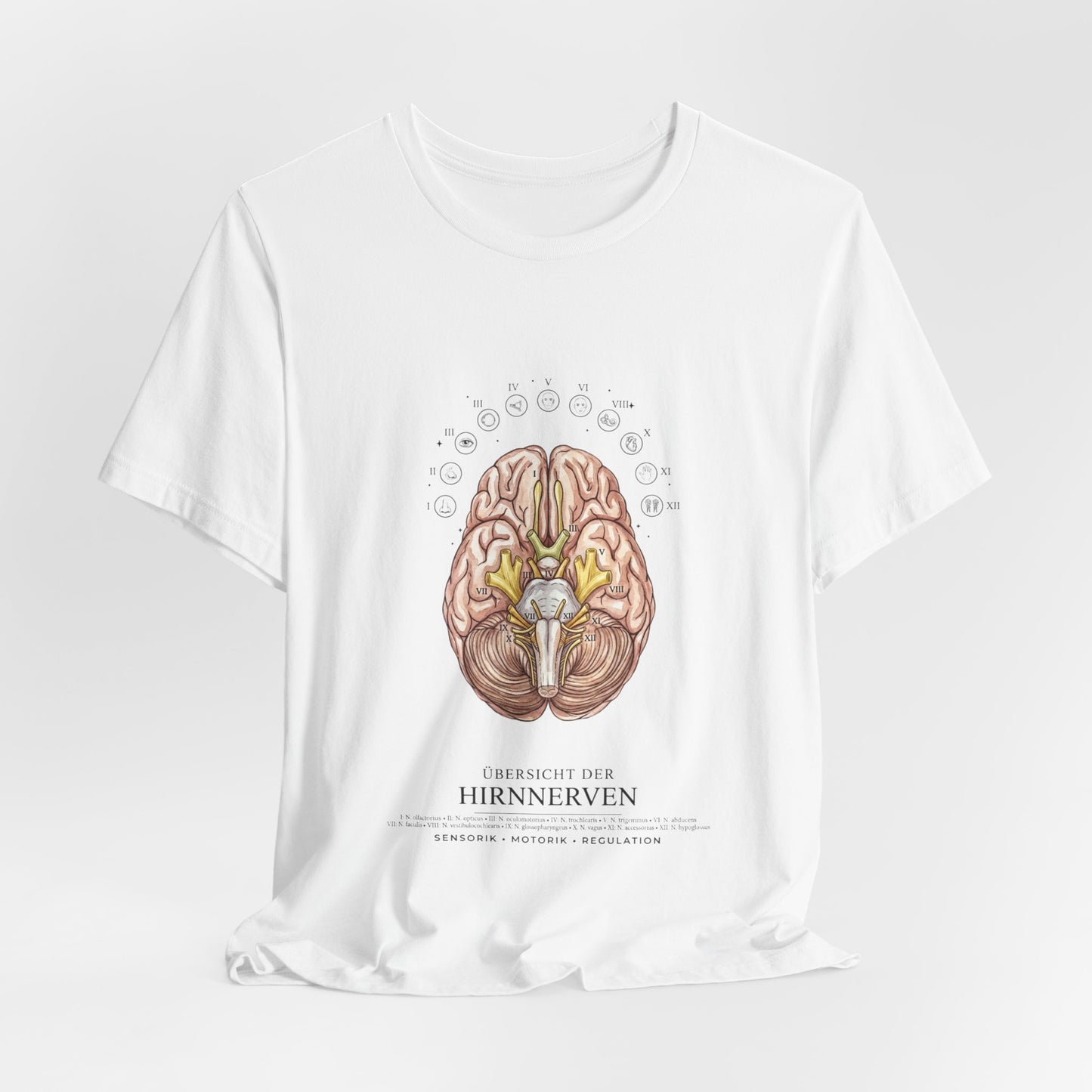Anatomical Brain Floral Illustration Tee | Birth Flower, Botanical Anatomy