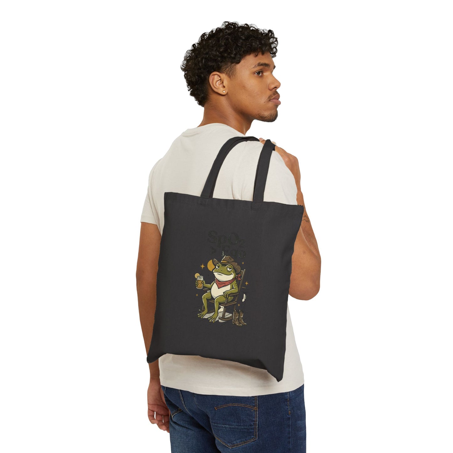 Well Sheeyit Frog Tote | Vintage Southern, Retro Western, Distressed Graphic