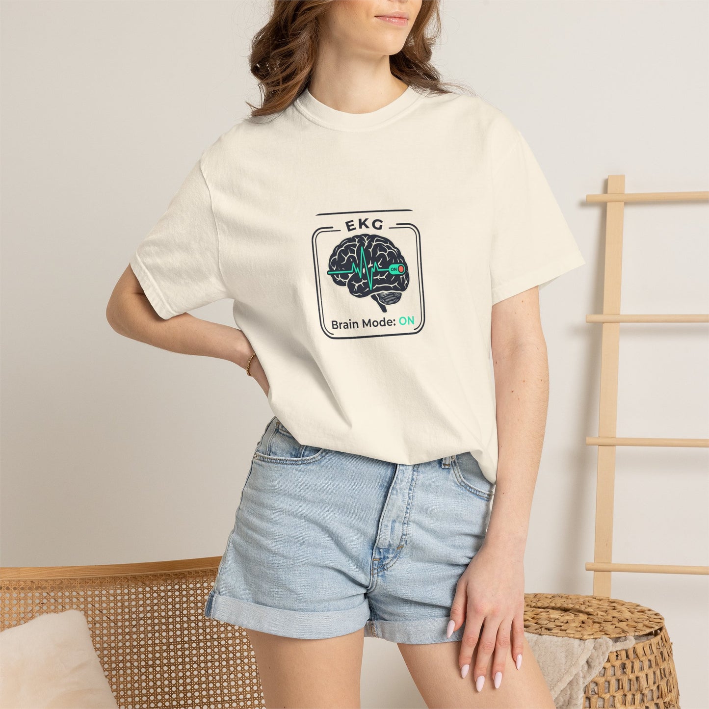 EKG Brain Mode: ON T-Shirt
