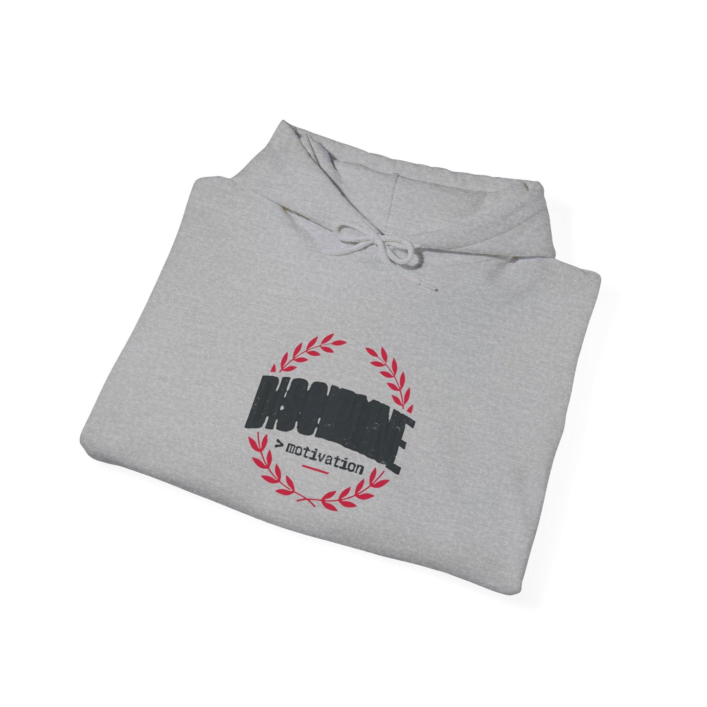 Discipline > Motivation Hoodie — Inspirational Athletic Sweatshirt