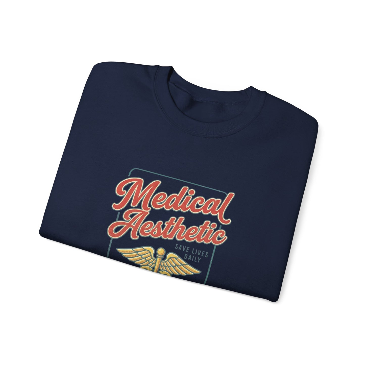 Medical Aesthetic Caduceus Sweatshirt | Vintage Food Graphics Retro Diner Typography
