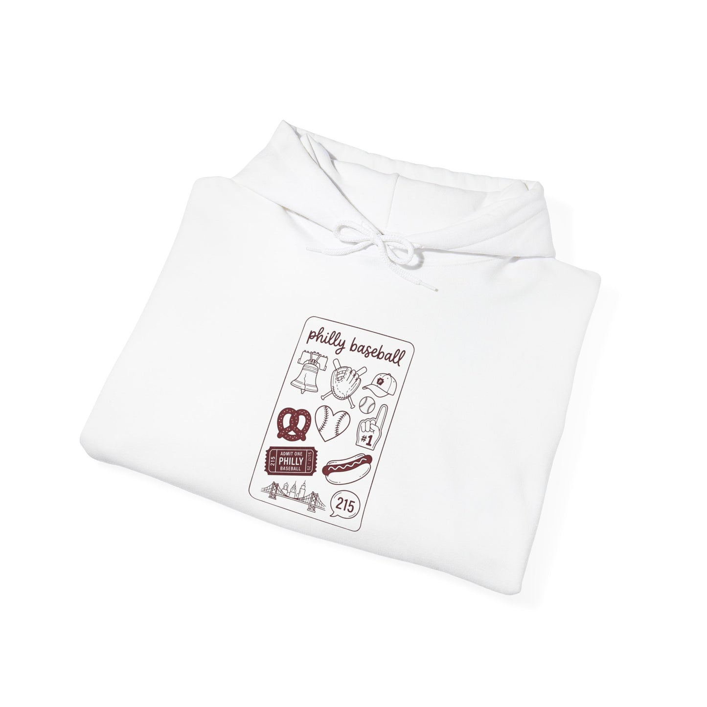 Philly Baseball Icons Hoodie | Philadelphia Pride, Local Fanwear