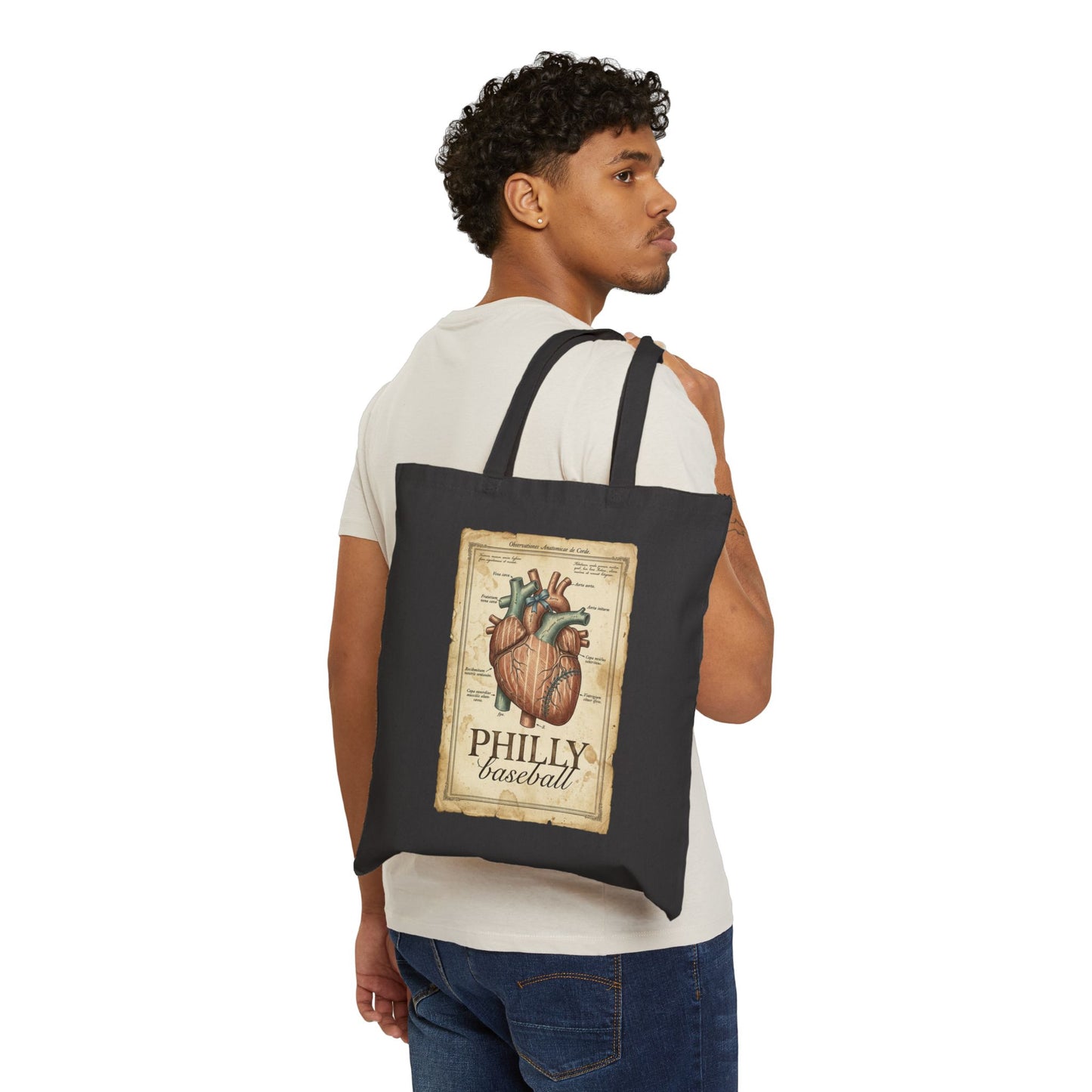 Philly Baseball Heart Tote Bag | Regional City Pride, Sports Fan