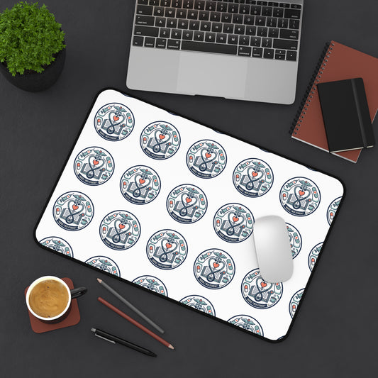 Nurse & Med Student Aesthetic Desk Mat — Medical Study Desk Pad