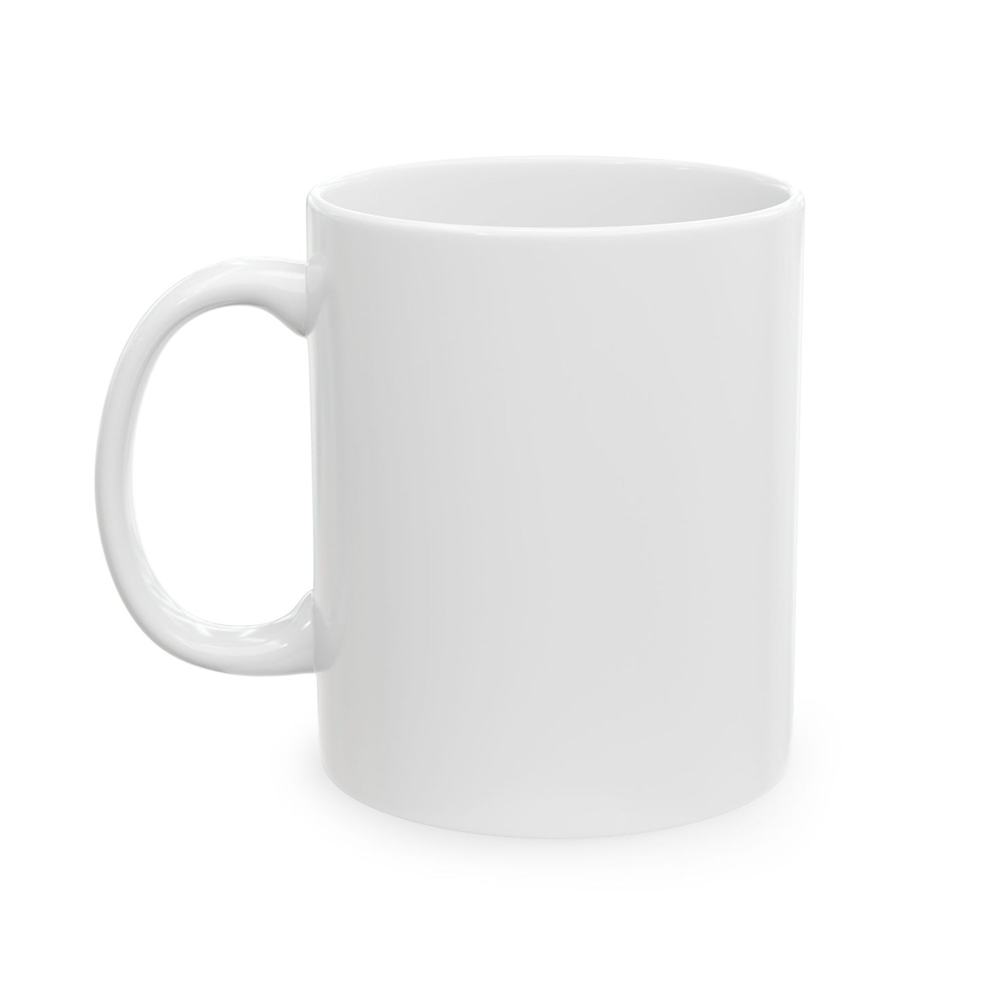 Caffeine & Cortisol Ceramic Mug — Funny Coffee Quote Mug (11oz/15oz)