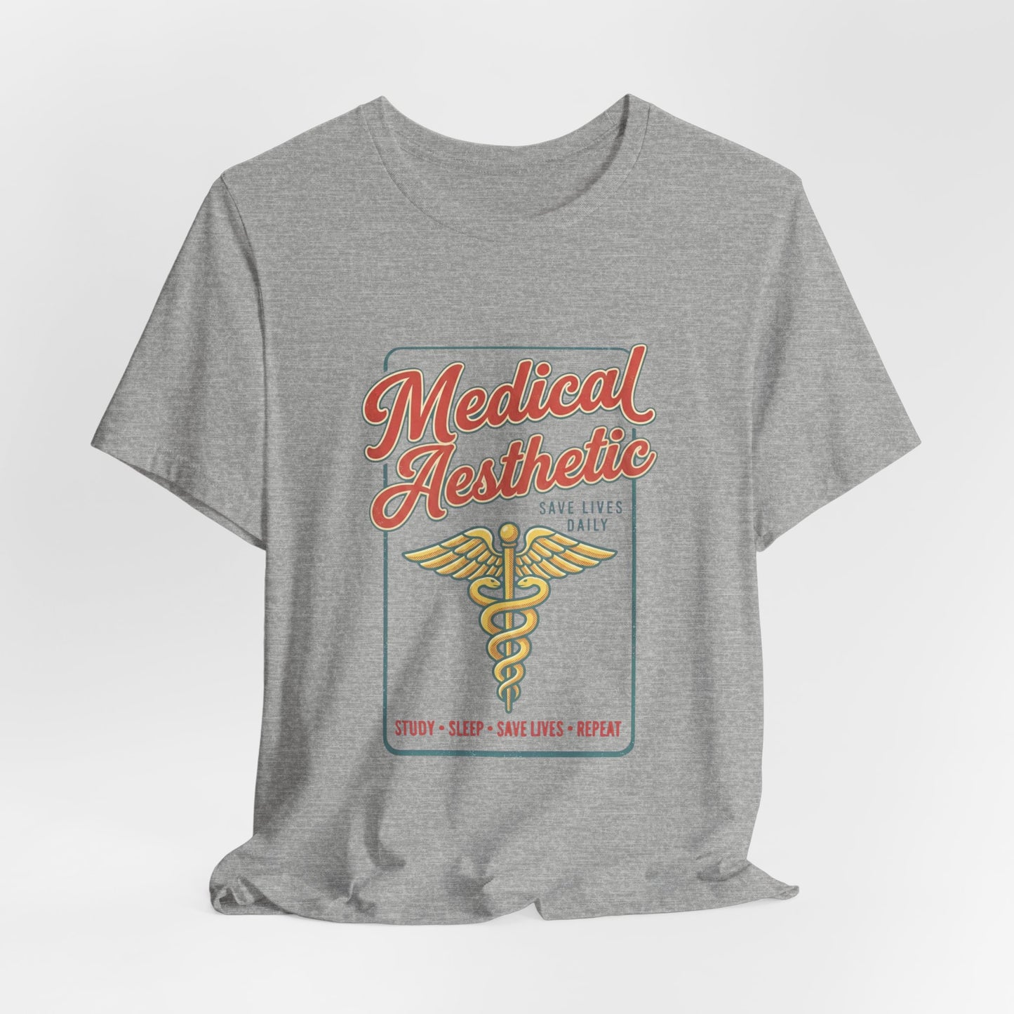 Medical Aesthetic Tee | Vintage Medical Graphic, Retro Typography