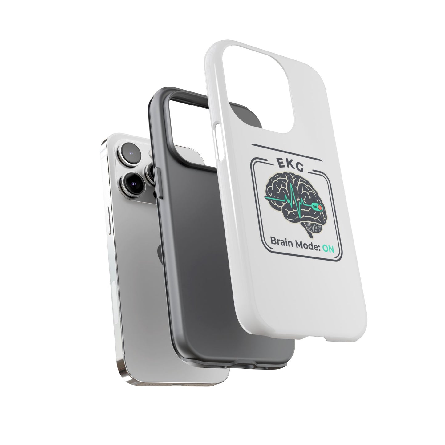 Tough Cases — 'EKG Brain Mode: ON' Phone Case
