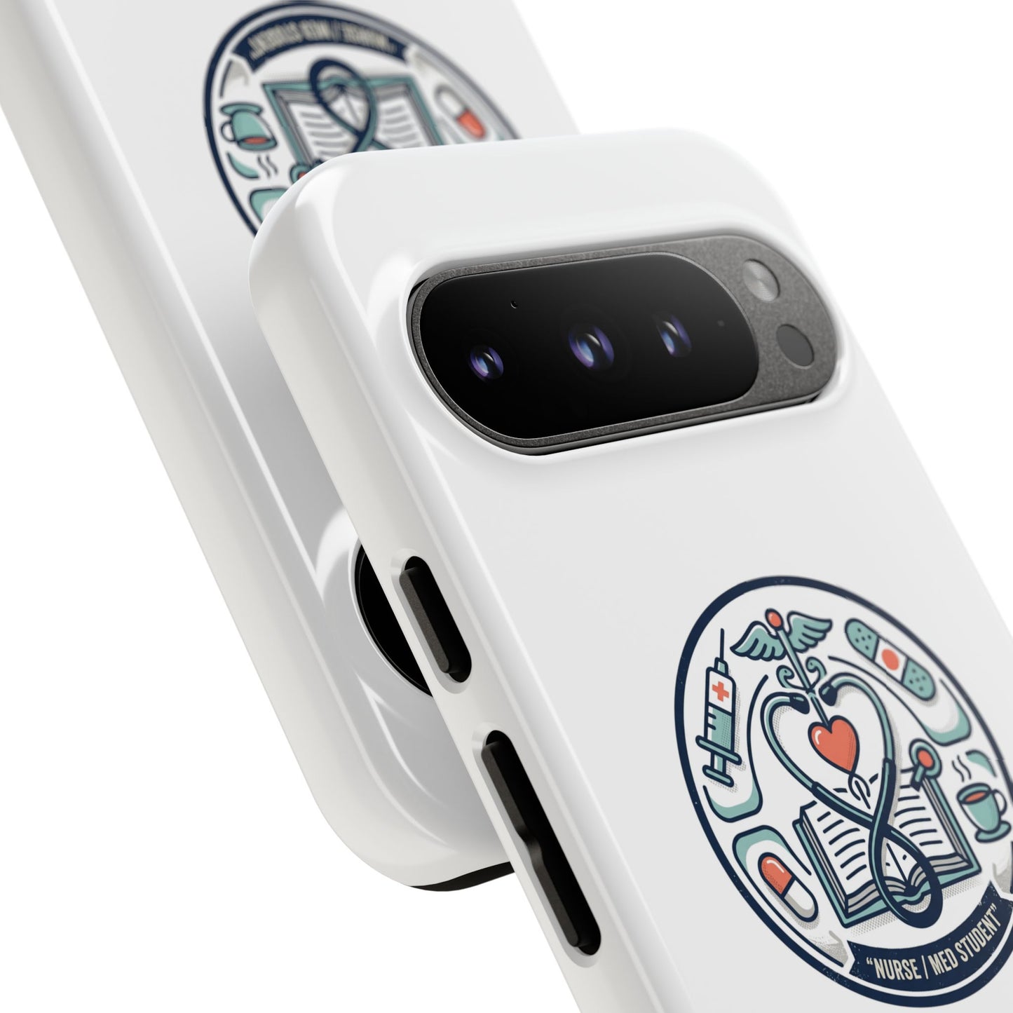 Nurse Aesthetic Tough Case — Medical Student Phone Case