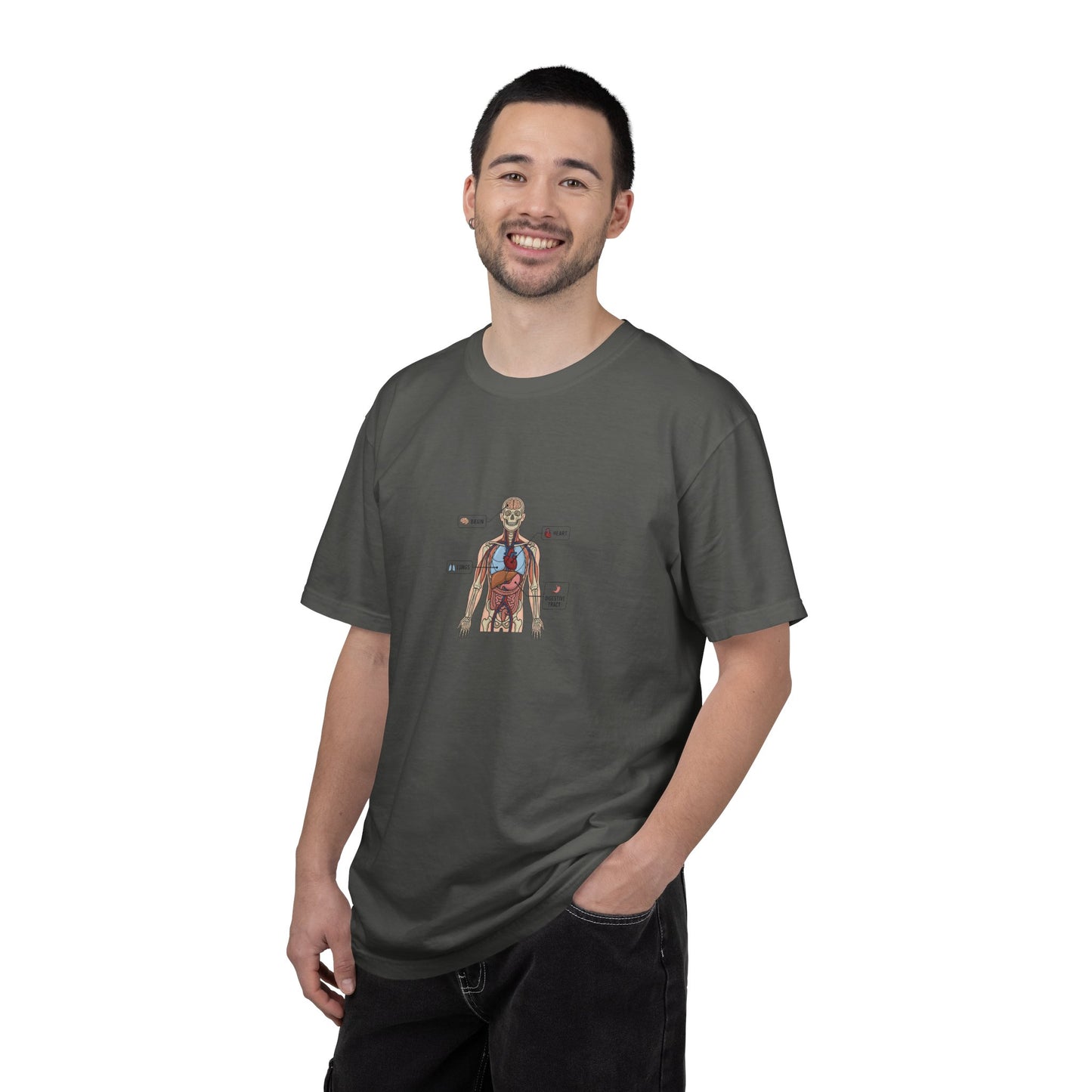 Human Anatomy Diagram T-Shirt — Medical Student Anatomy Tee