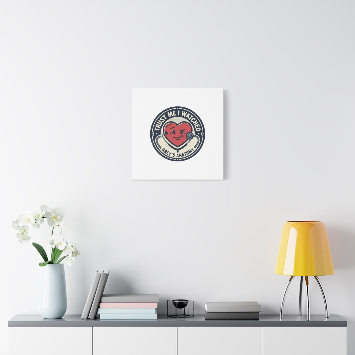 'Trust Me I Watched Grey’s Anatomy' Matte Canvas Wall Art