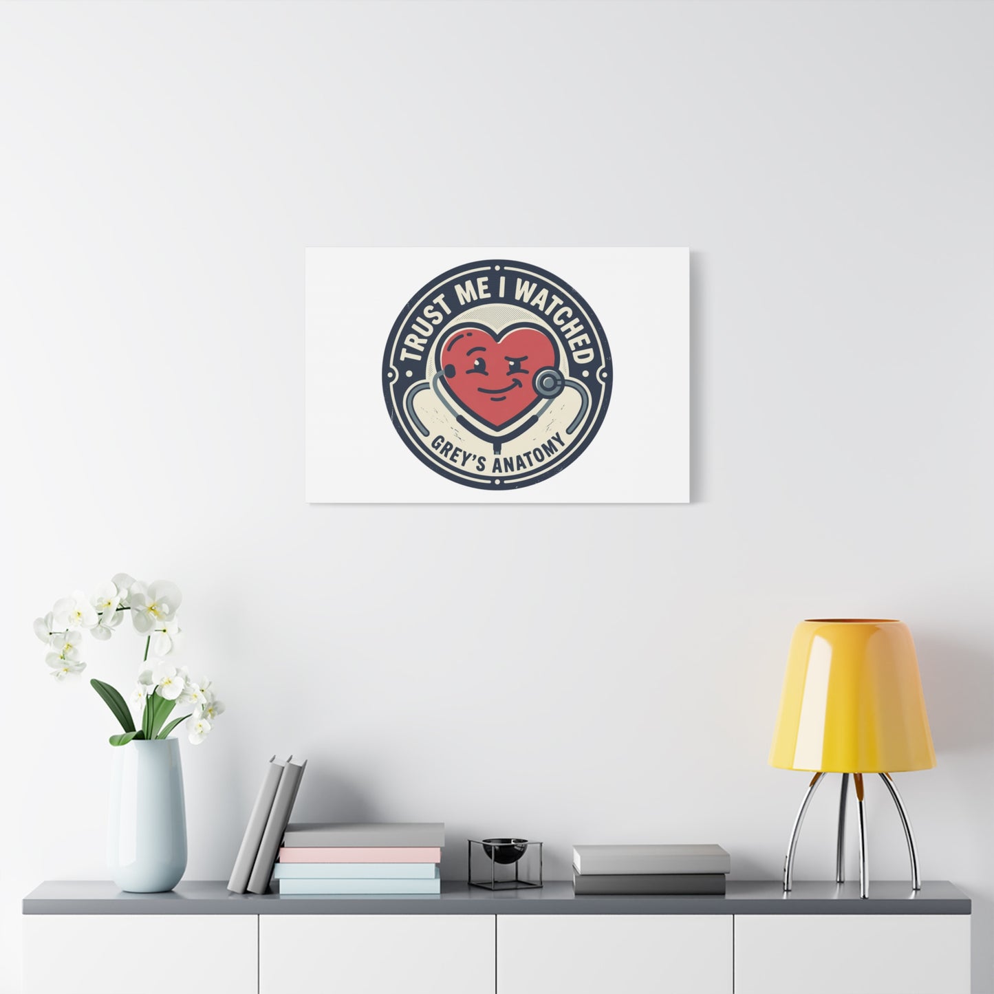 'Trust Me I Watched Grey’s Anatomy' Matte Canvas Wall Art