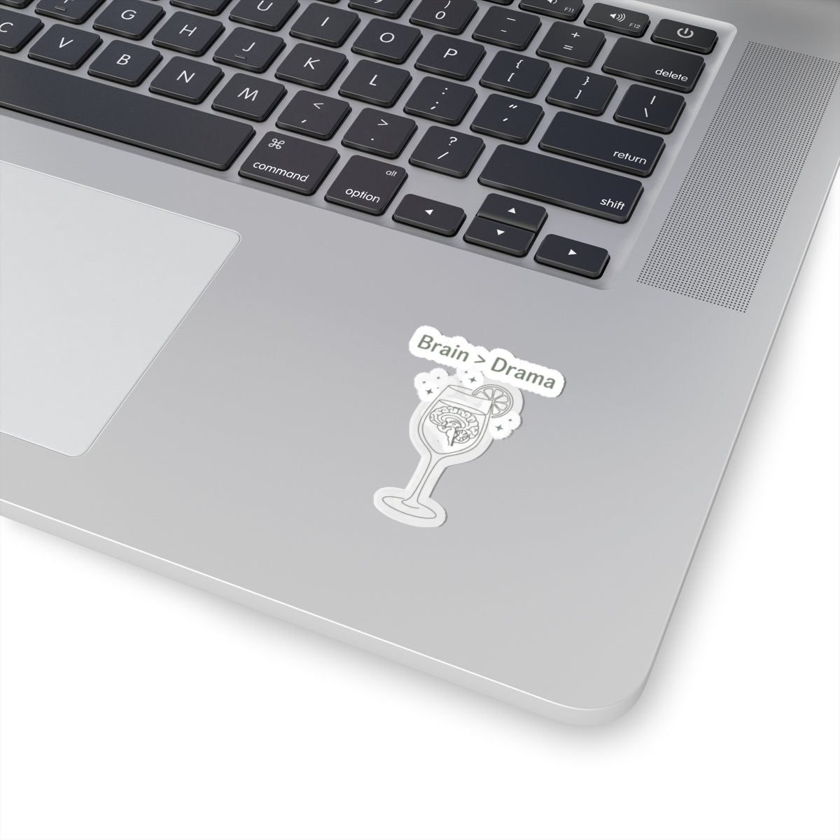 Brain > Drama Sticker, Bride & Wife Era Slogan Kiss-Cut Sticker