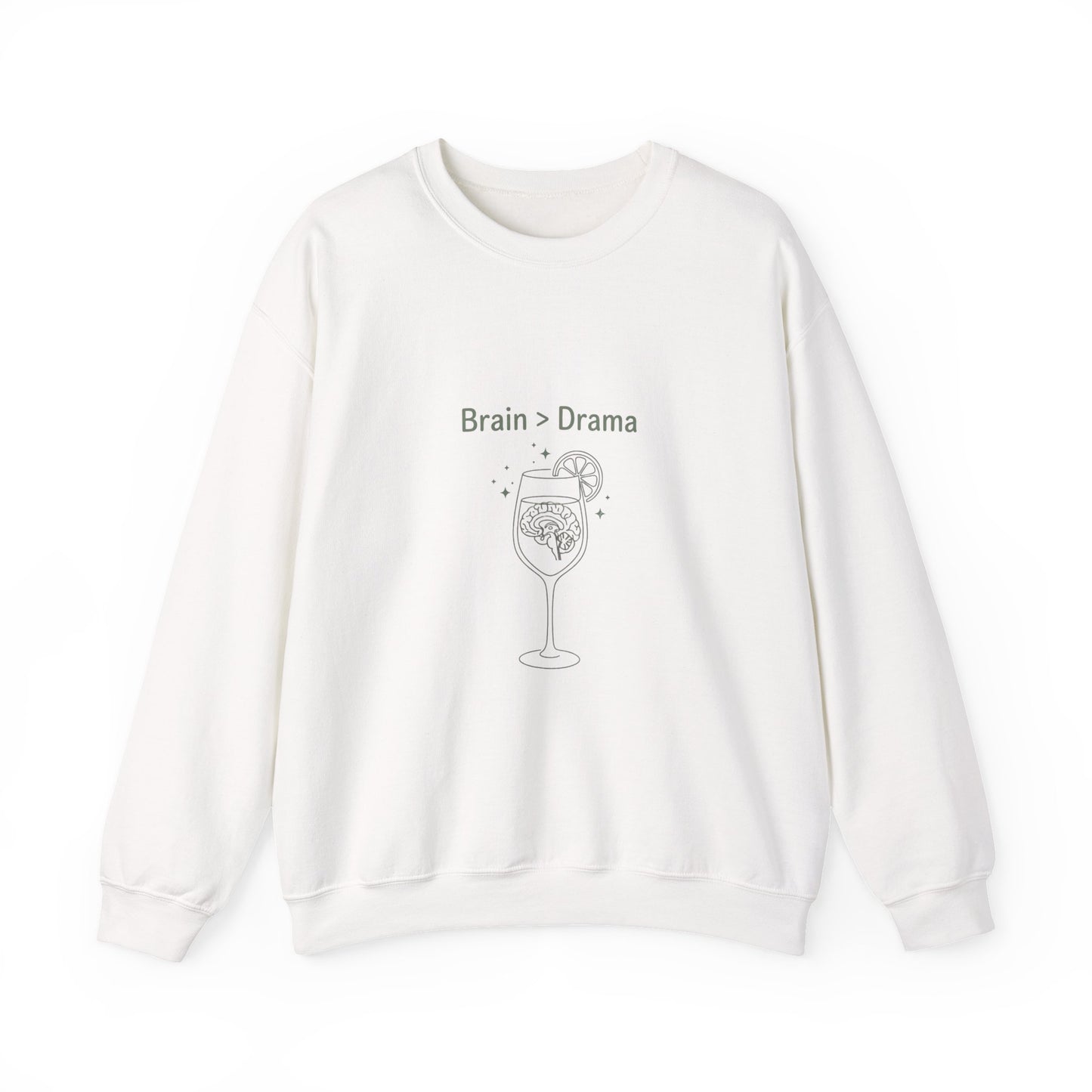 Brain > Drama Sweatshirt | Bride Era, Engaged Wife Slogan