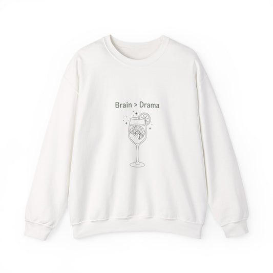 Brain > Drama Sweatshirt | Bride Era, Engaged Wife Slogan