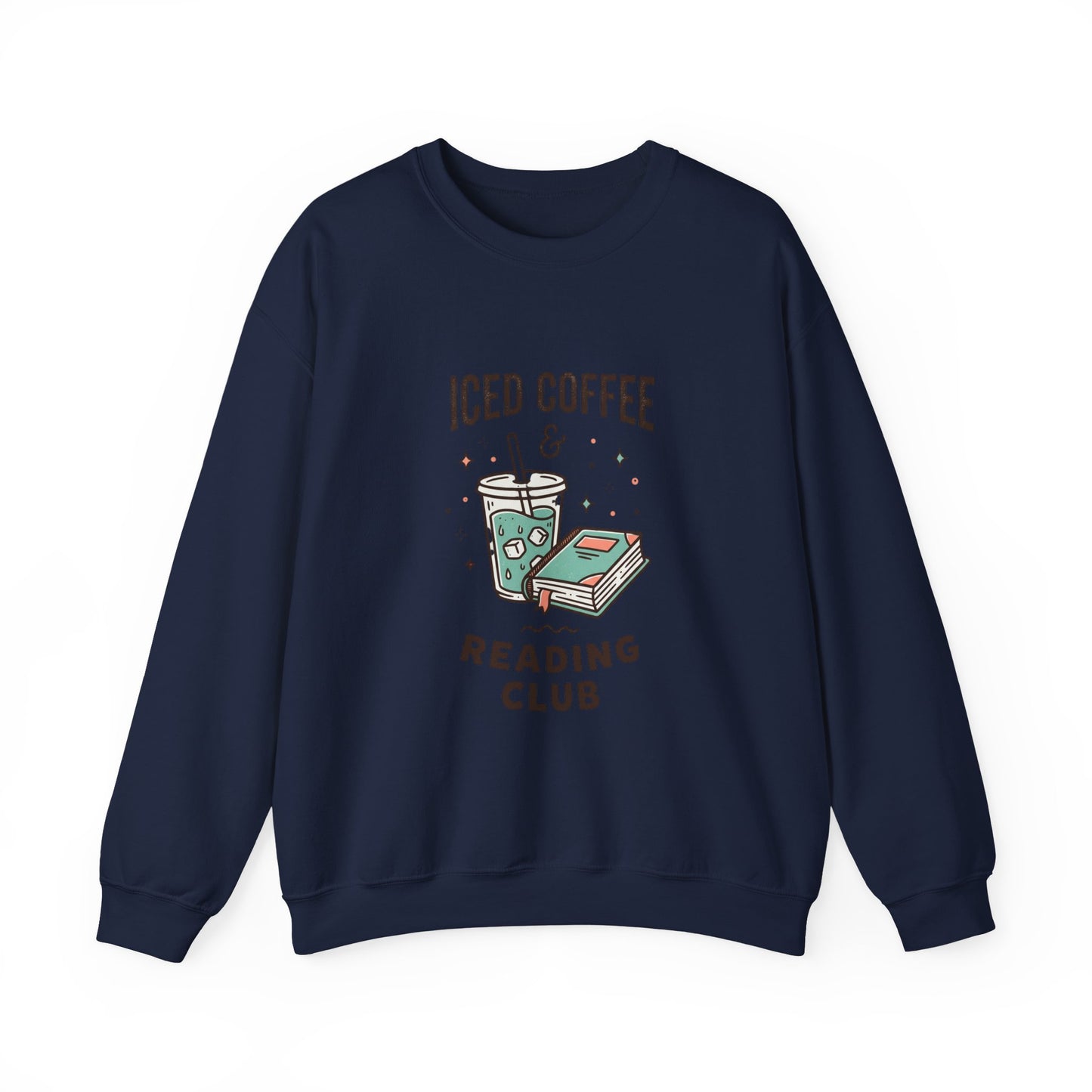 Iced Coffee & Reading Club Sweatshirt | Book Girl Summer, Literary Aesthetic