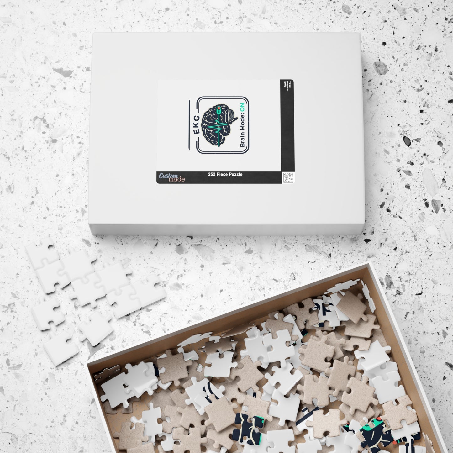 Brain Mode: ON Puzzle — EKG Brain Jigsaw (110–1014 pcs)