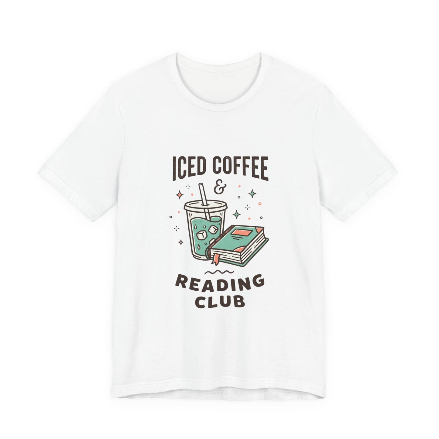 Iced Coffee & Reading Club Tee | Book Girl Summer, BookTok Aesthetic