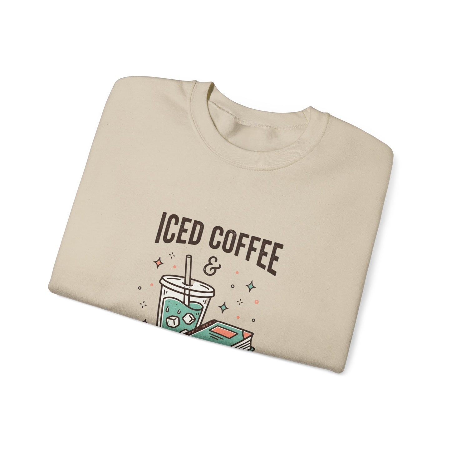 Iced Coffee & Reading Club Sweatshirt | Book Girl Summer, Literary Aesthetic