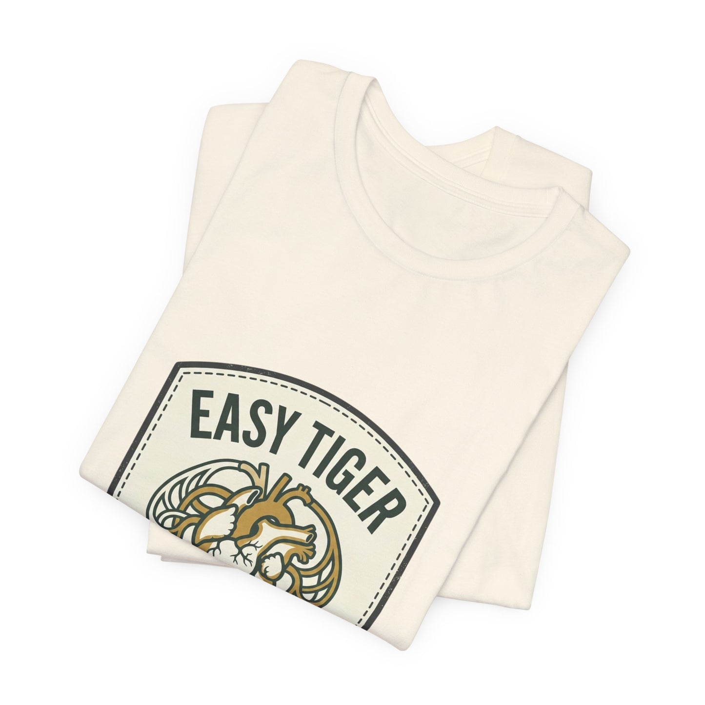 Easy Tiger Retro Tiger Crest Tee | Vintage Summer Camp, Tropical Badge