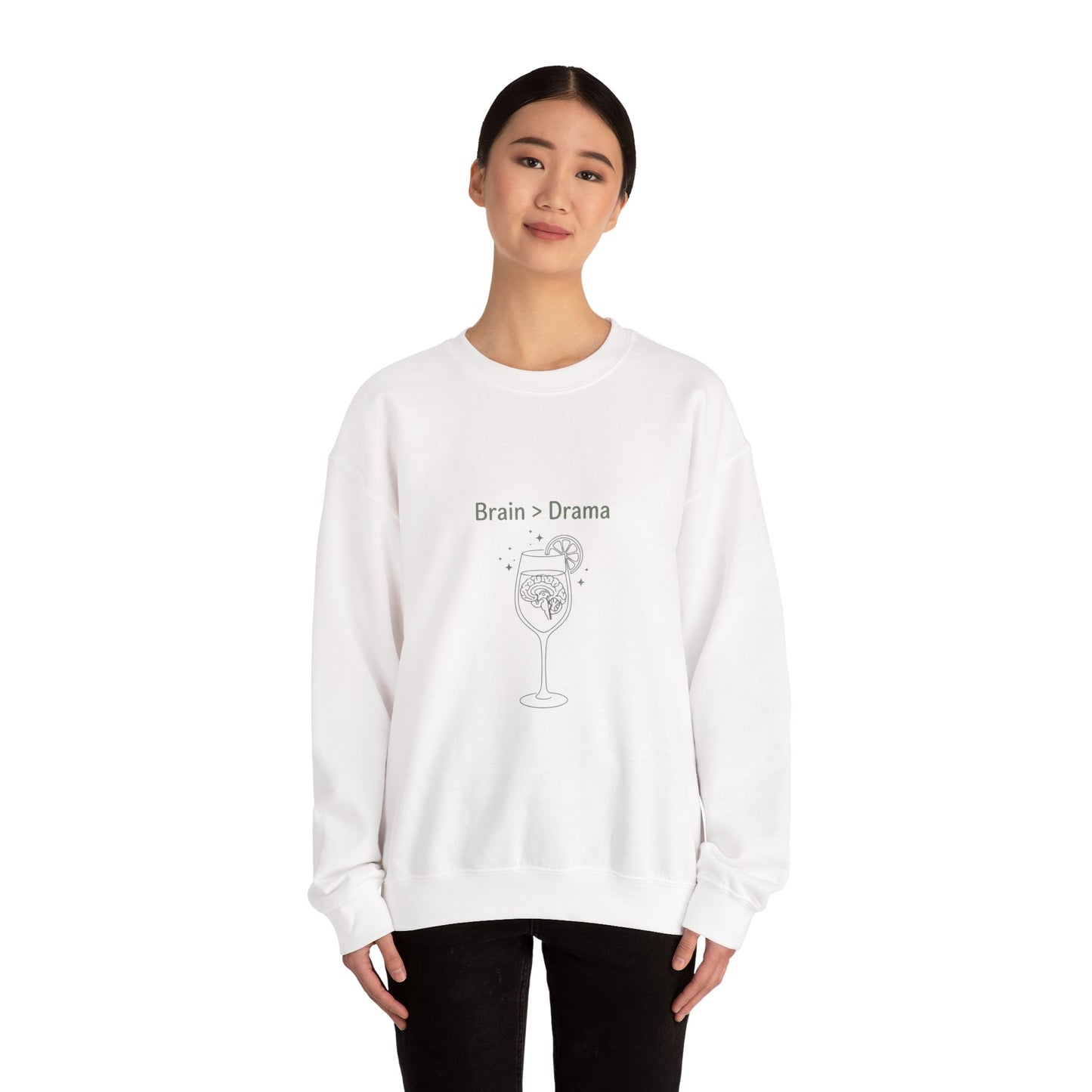 Brain > Drama Sweatshirt | Bride Era, Engaged Wife Slogan