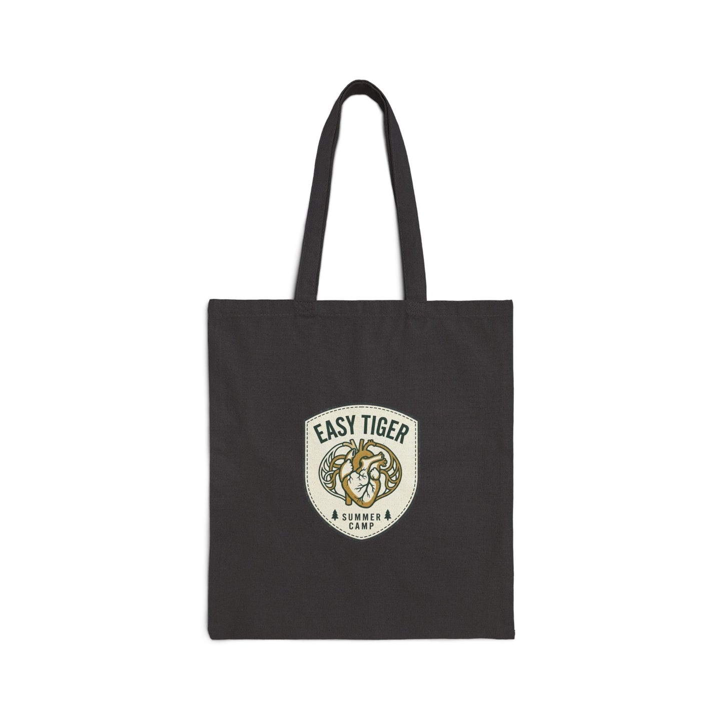 Easy Tiger Vintage Badge Tote | Retro Summer Animal Graphic