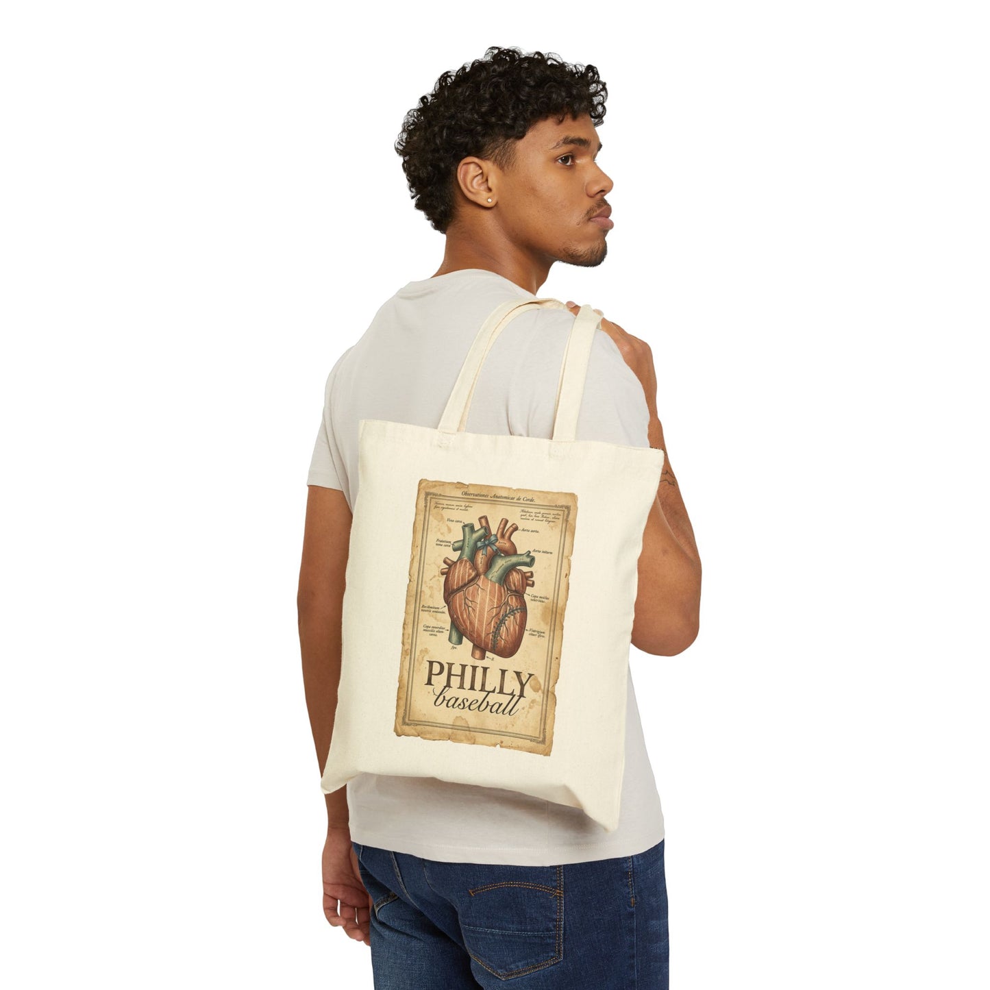 Philly Baseball Heart Tote Bag | Regional City Pride, Sports Fan