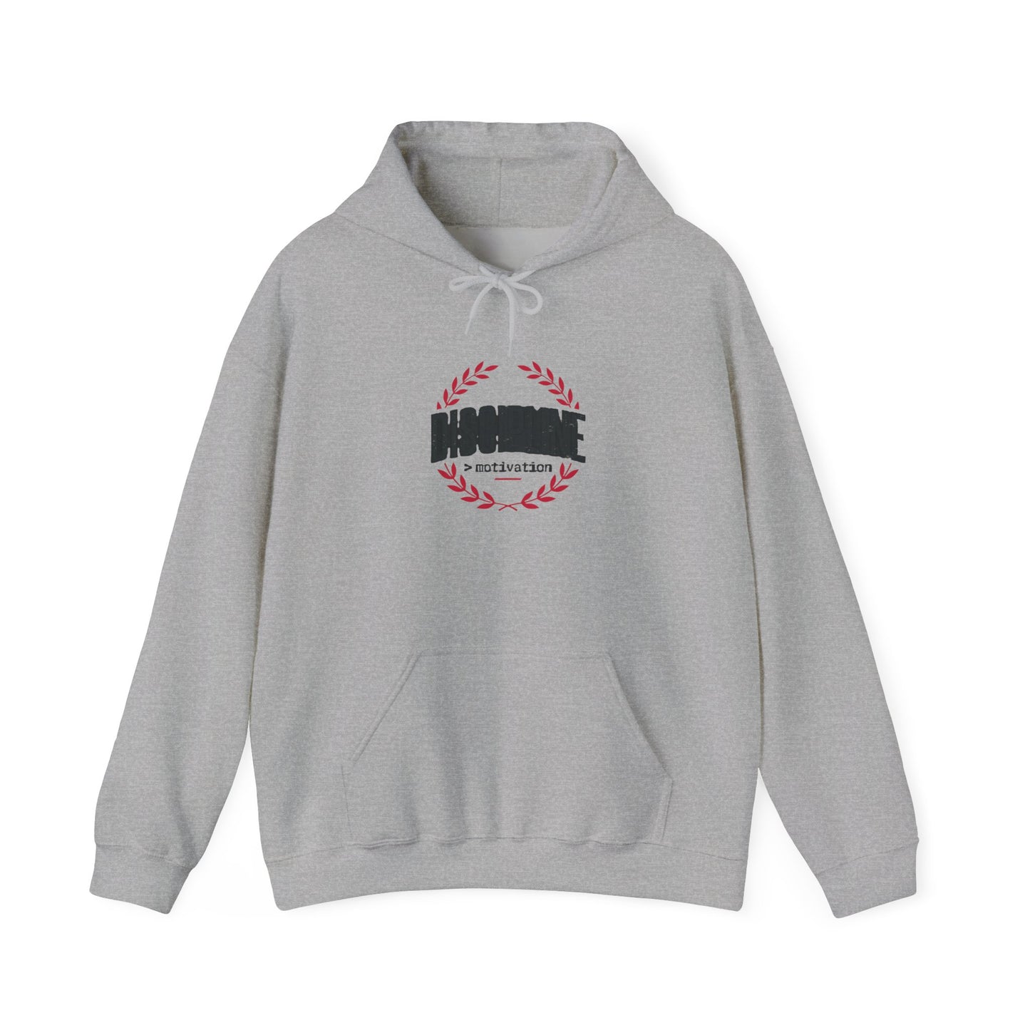 Discipline > Motivation Hoodie — Inspirational Athletic Sweatshirt