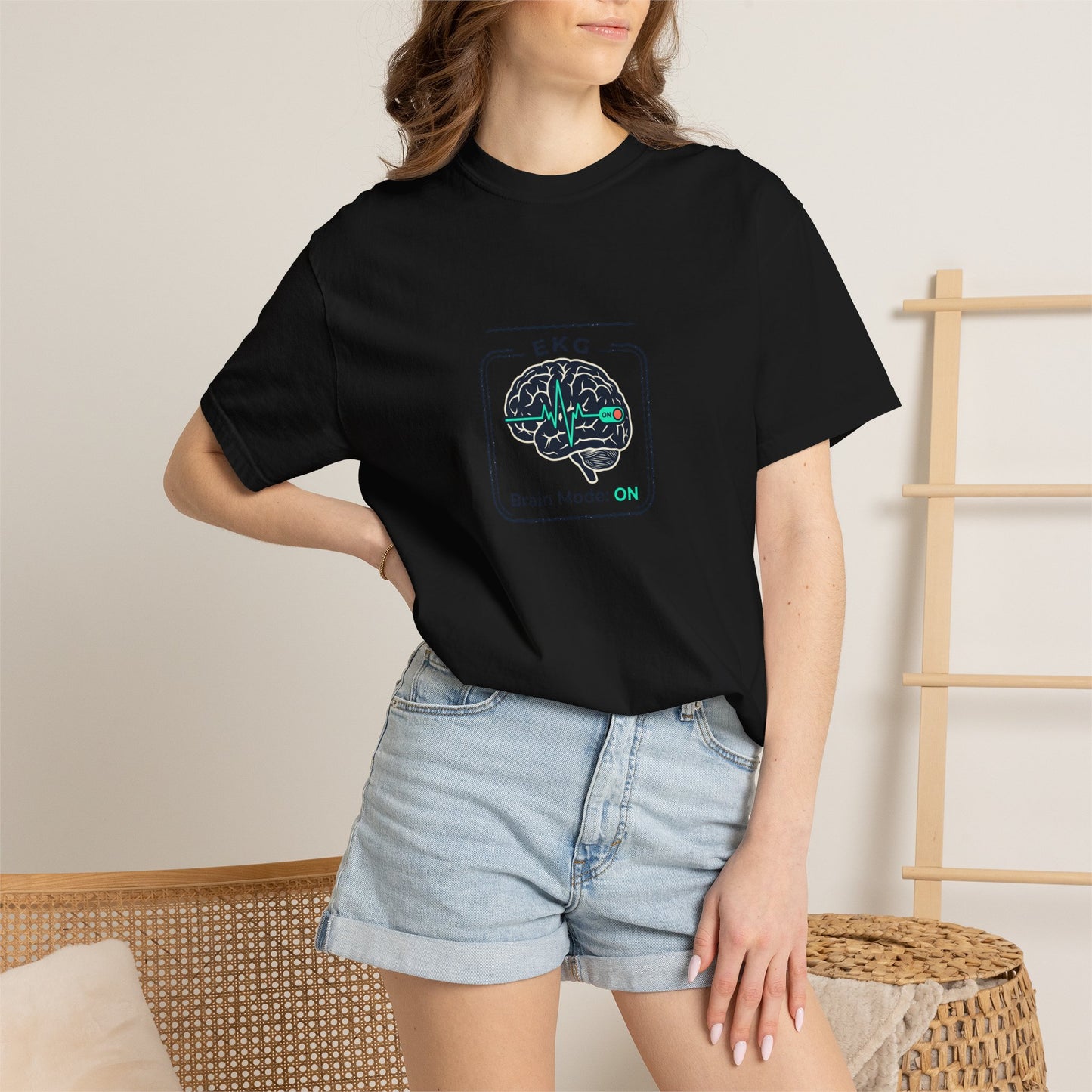 EKG Brain Mode: ON T-Shirt
