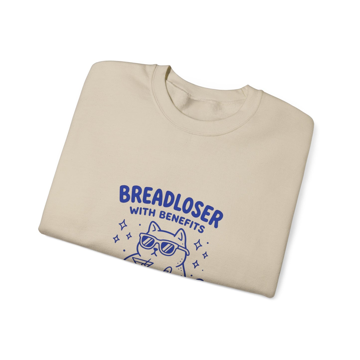 BREADLOSER CAT Sweatshirt | Primary Breadloser, Burnout Humor