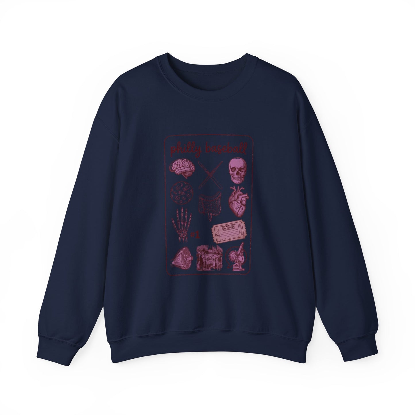 Philly Baseball Pride Crewneck Sweatshirt | Regional City Baseball Graphic