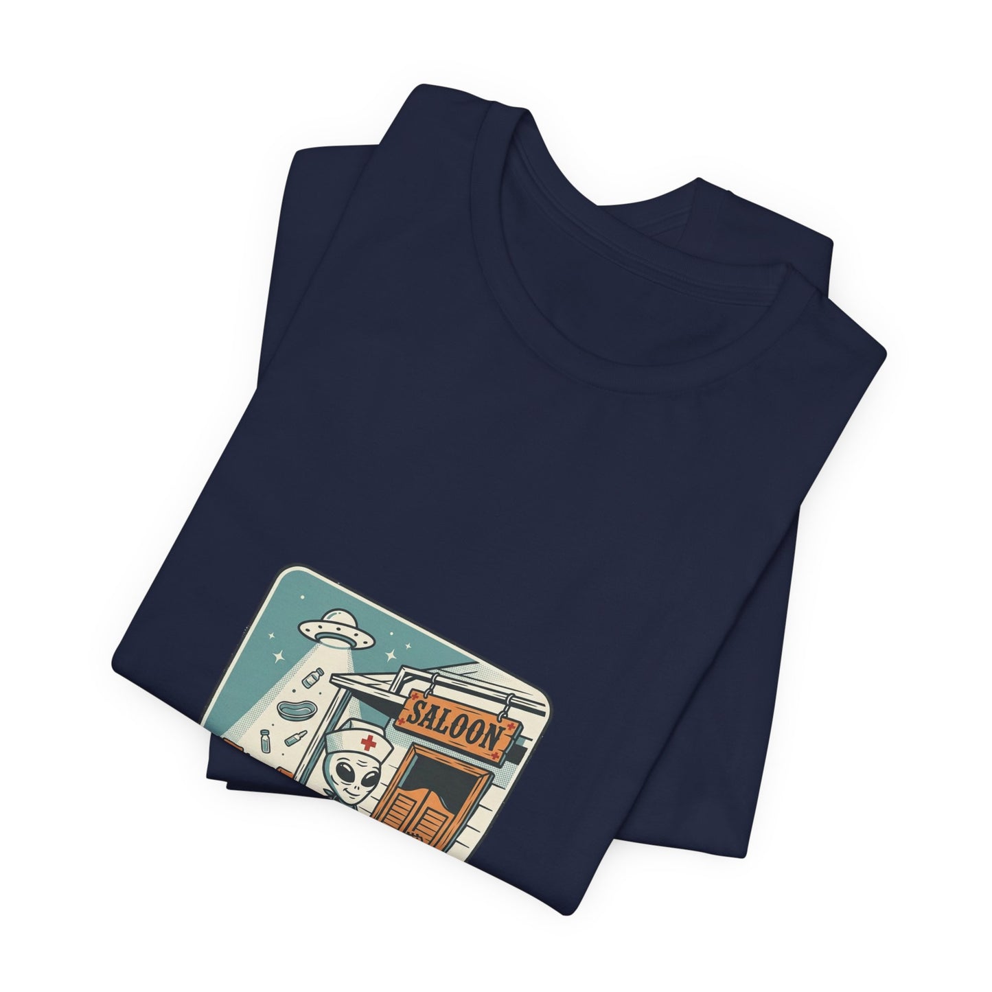 Howdy Alien Cowboy Tee | Retro UFO Desert Graphic