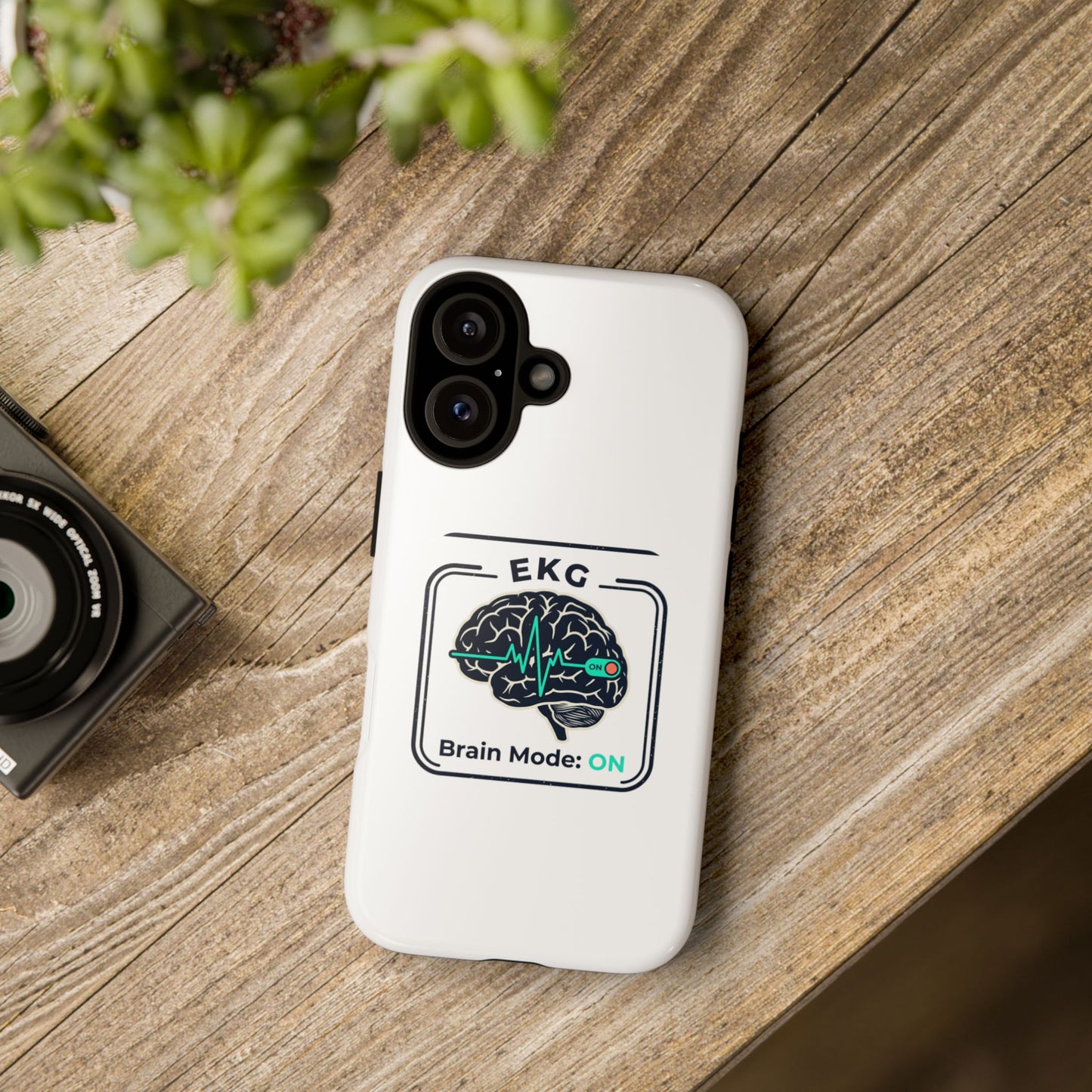 Tough Cases — 'EKG Brain Mode: ON' Phone Case