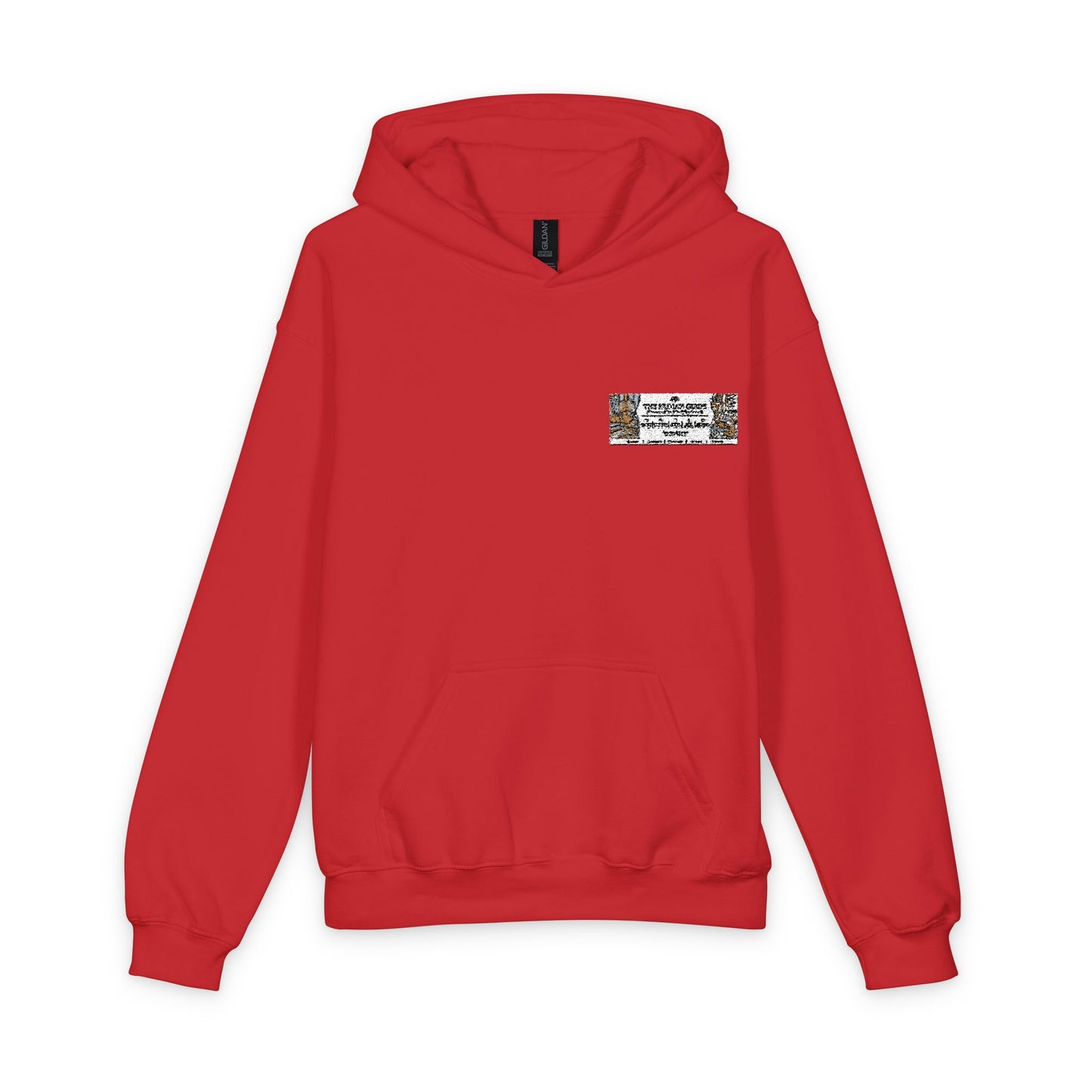 Youth Hoodie — Cute Paw Print "Best Cat Dad Ever" Pocket Design