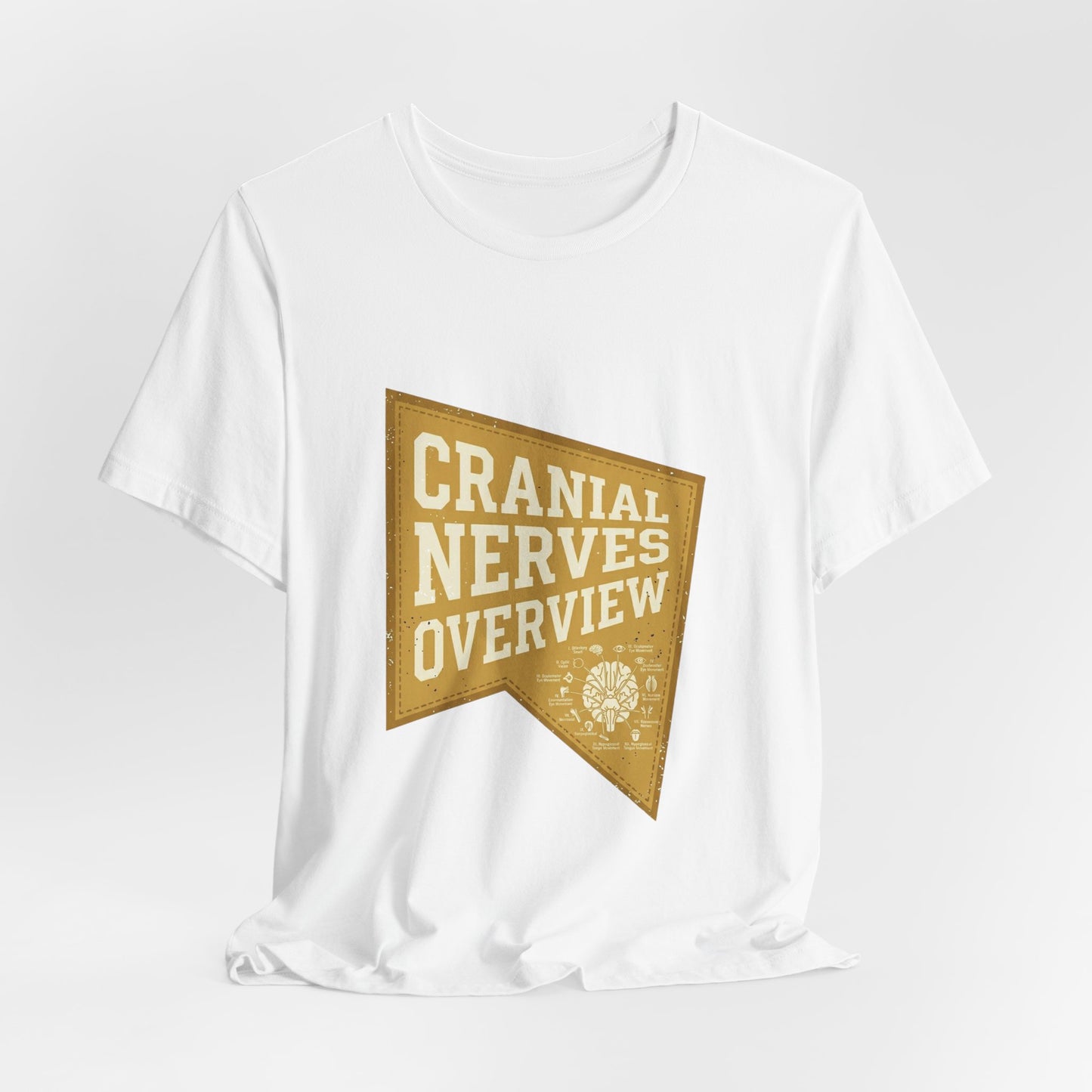 Cranial Nerves Overview T-Shirt | Retro Medical Tiger Vibe