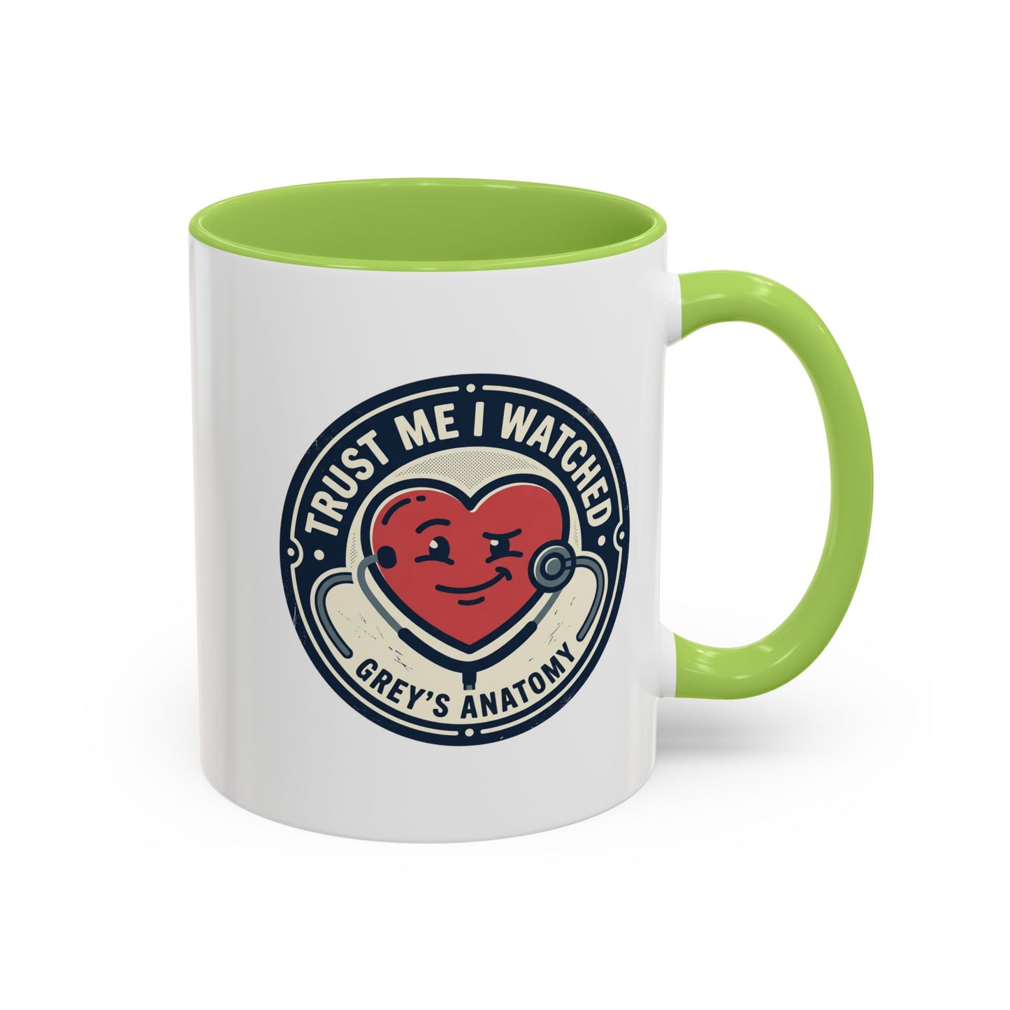 Trust Me I Watched Grey’s Anatomy Accent Coffee Mug — 11/15oz TV Fan Gift