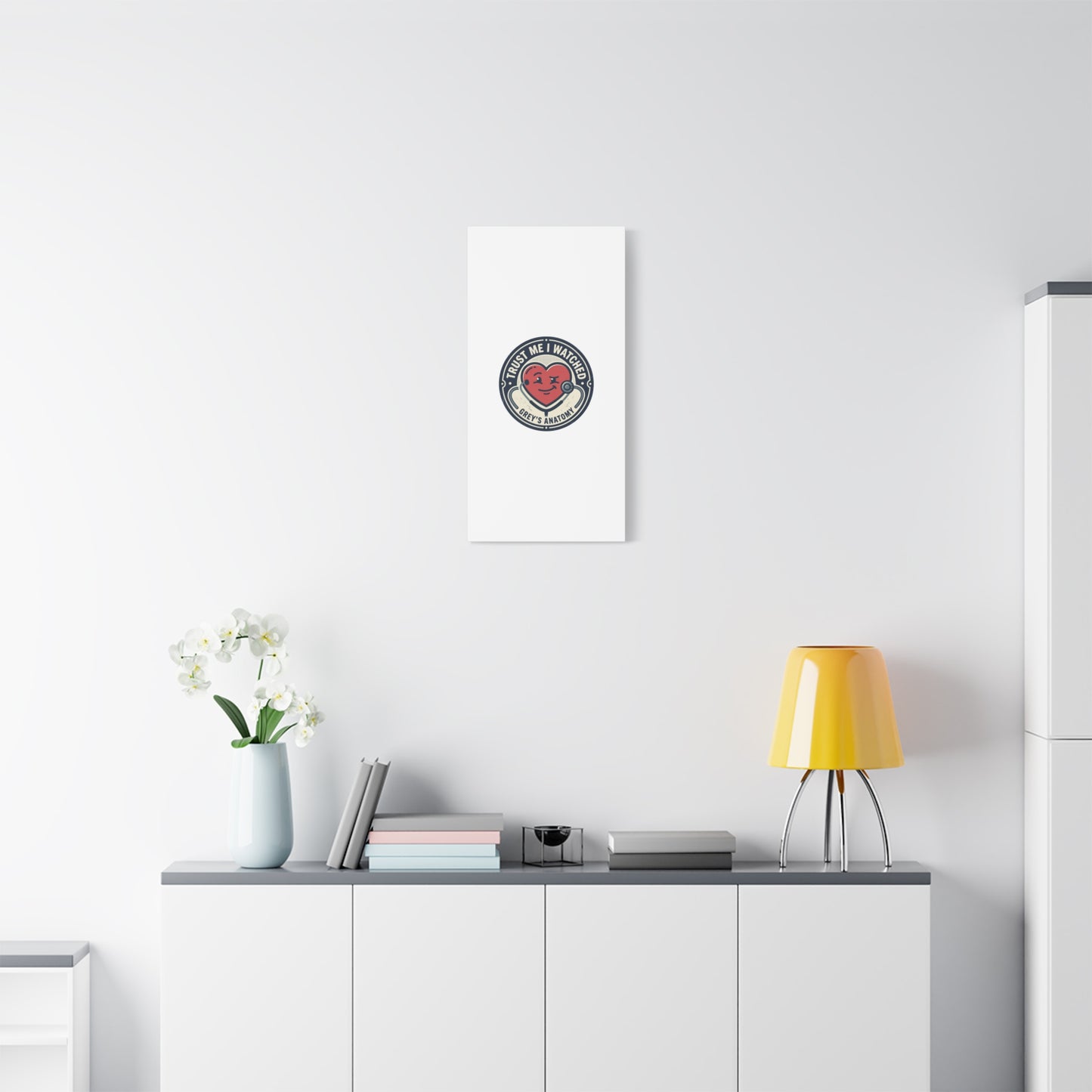 'Trust Me I Watched Grey’s Anatomy' Matte Canvas Wall Art