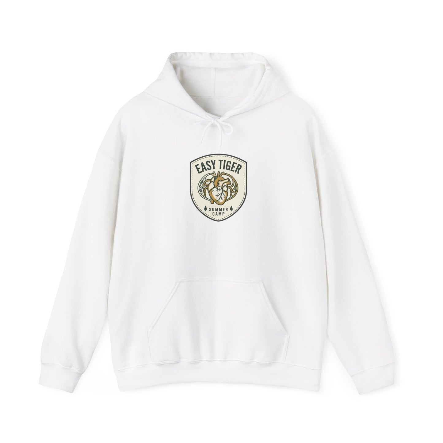 Retro Tiger Crest Hoodie | Easy Tiger, Vintage Vacation Graphic