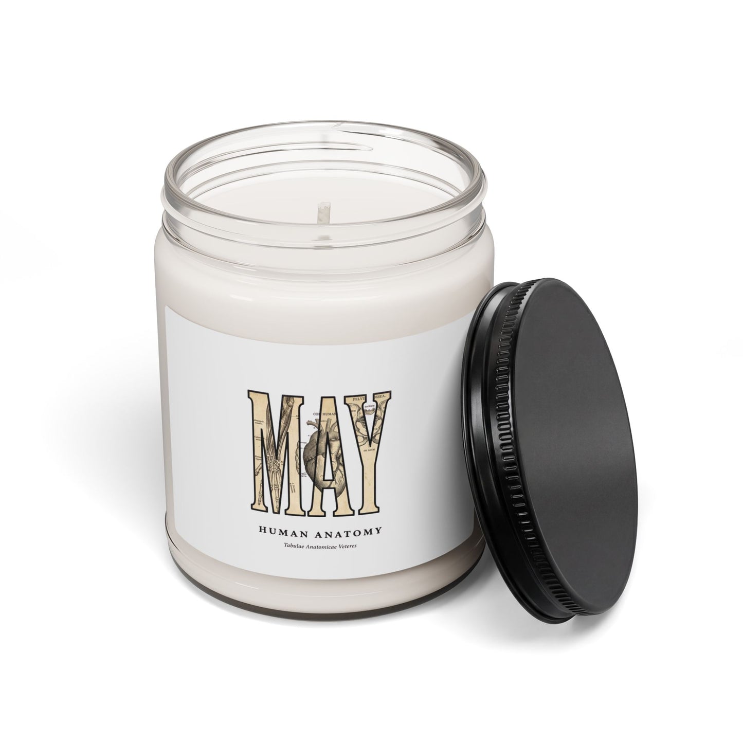 May Birth Flower Candle | Soy Candle, Personalized Botanical Birth Month