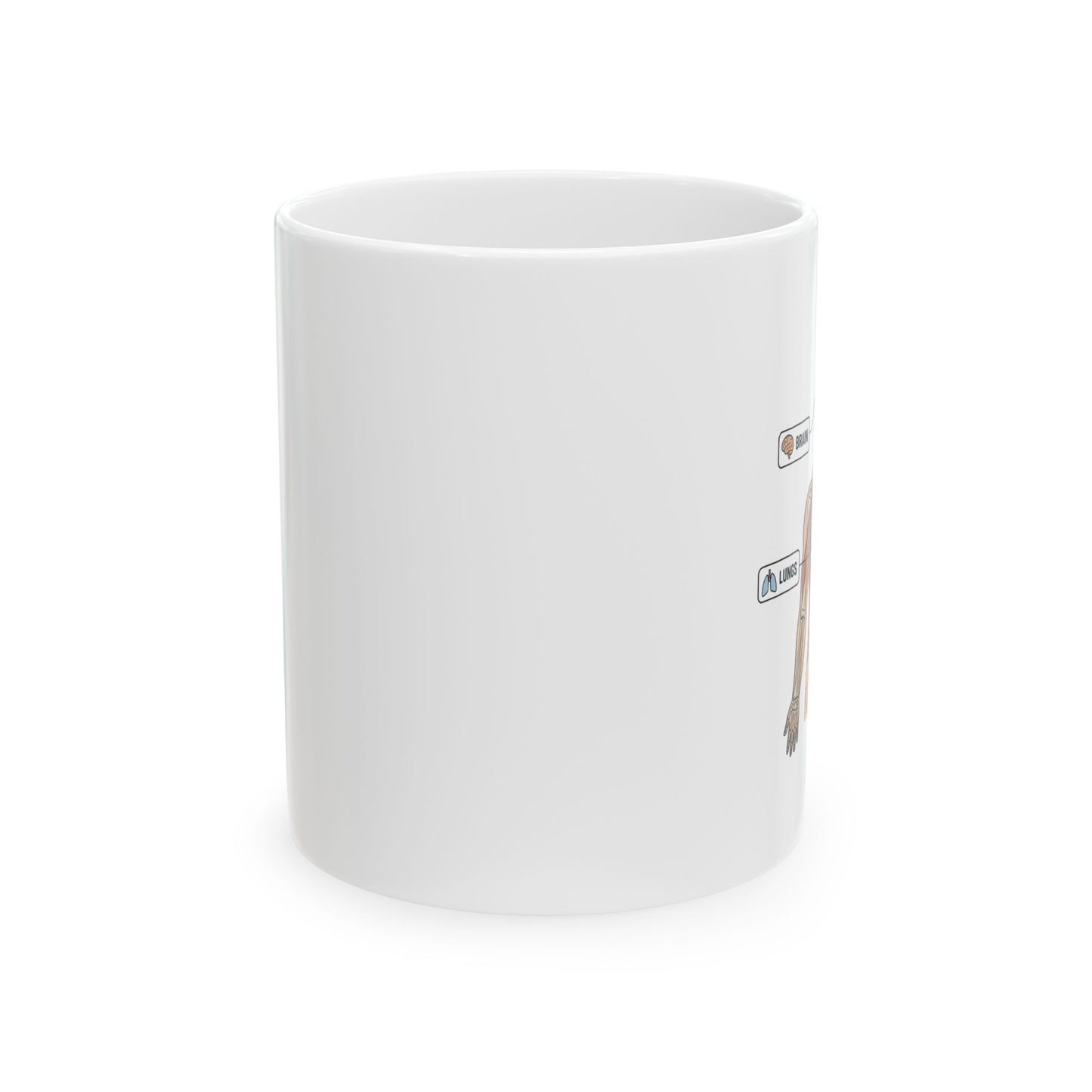Anatomy Study Ceramic Mug — Human Anatomy for Medical Students (11oz, 15oz)