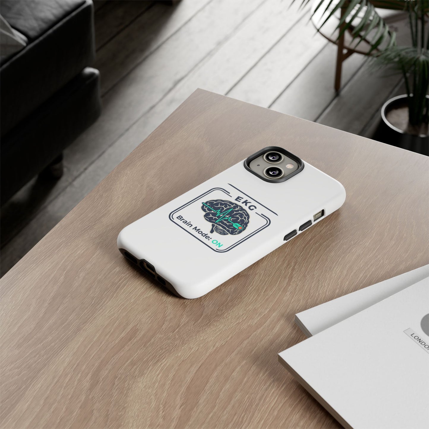 Tough Cases — 'EKG Brain Mode: ON' Phone Case