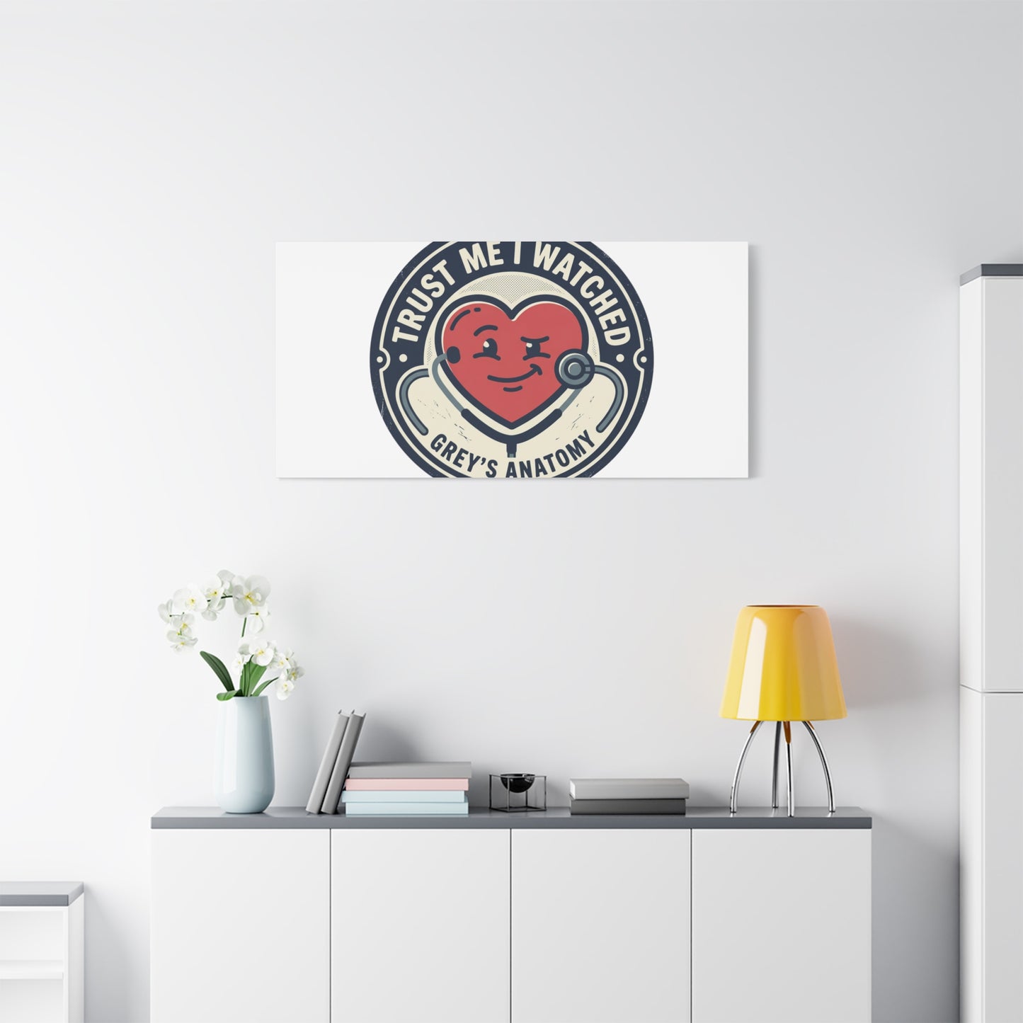 'Trust Me I Watched Grey’s Anatomy' Matte Canvas Wall Art
