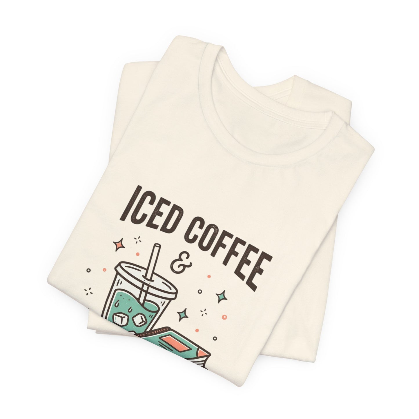 Iced Coffee & Reading Club Tee | Book Girl Summer, BookTok Aesthetic