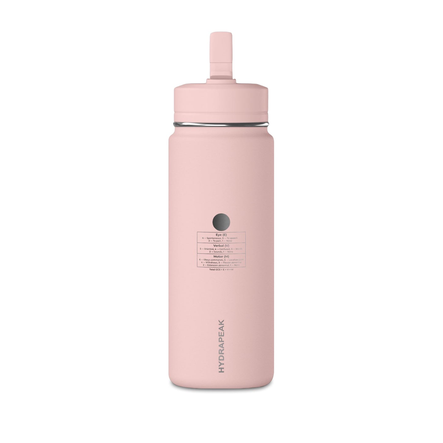 20oz Mini Water Bottle - Compact Insulated Sports Bottle with Straw Cap