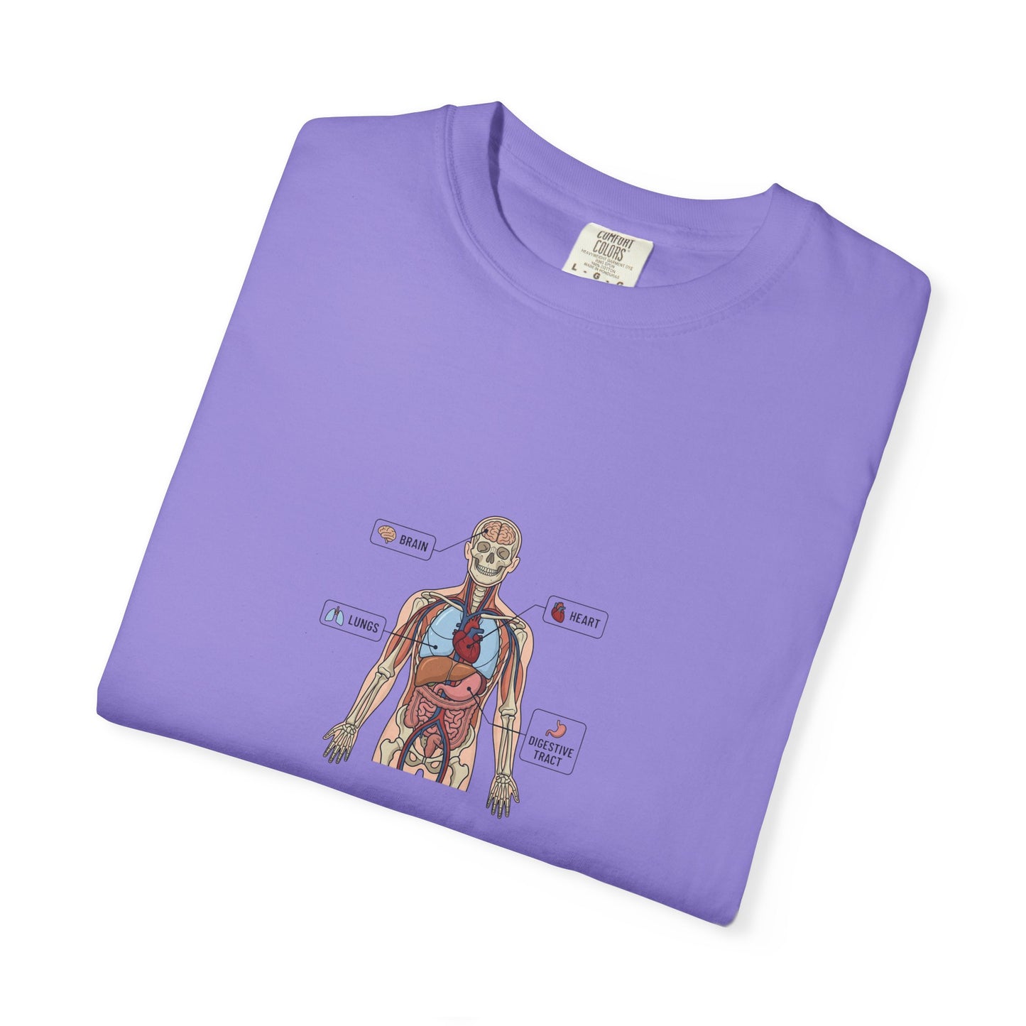 Human Anatomy Diagram T-Shirt — Medical Student Anatomy Tee
