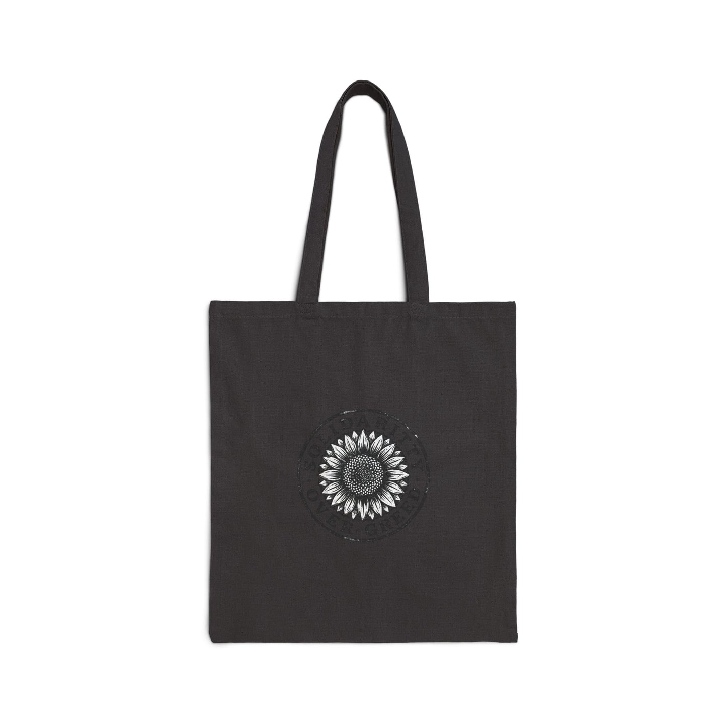 Solidarity Over Greed Tote | People Over Profit, Values-Led Statement