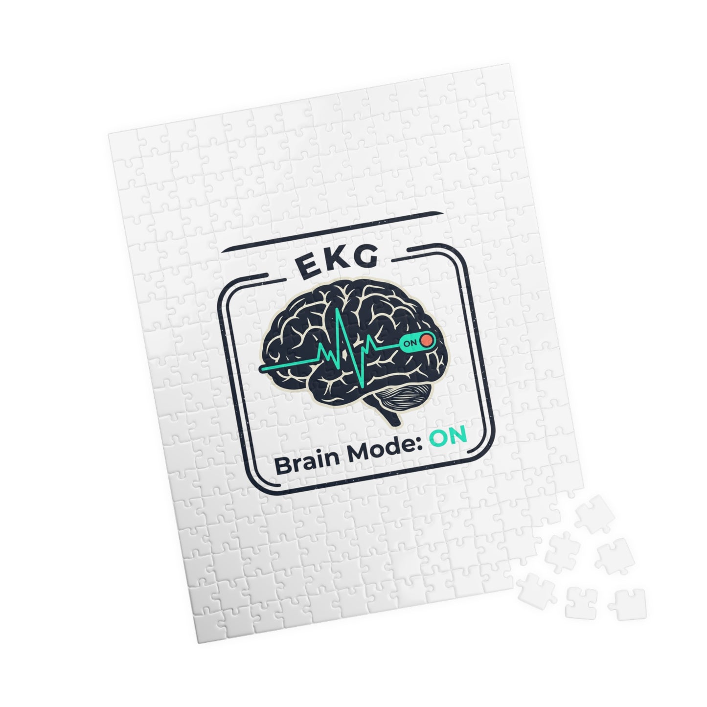 Brain Mode: ON Puzzle — EKG Brain Jigsaw (110–1014 pcs)