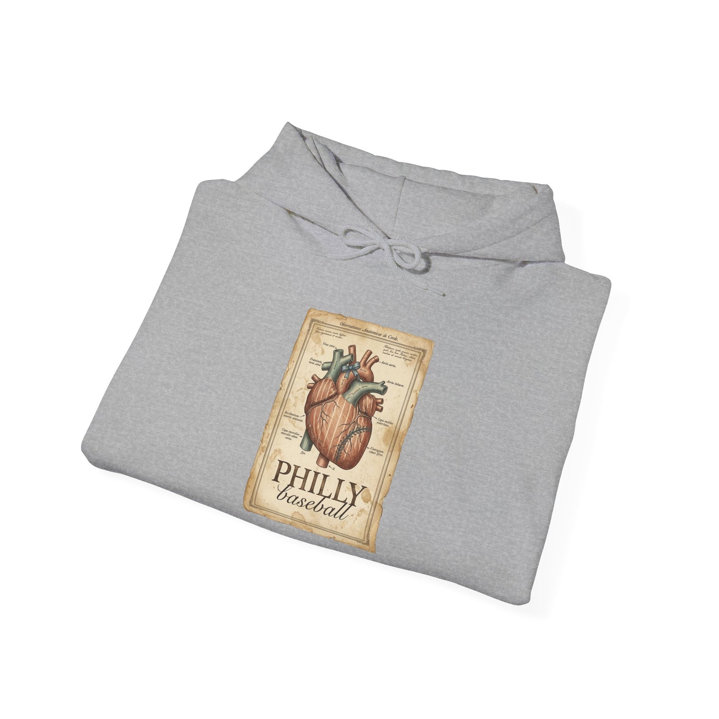 Philly Baseball Heart Hoodie | Philadelphia Pride, Local Baseball Tee